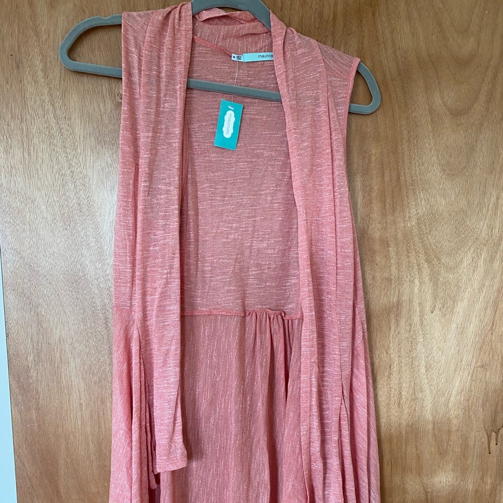 Thin open cardigan